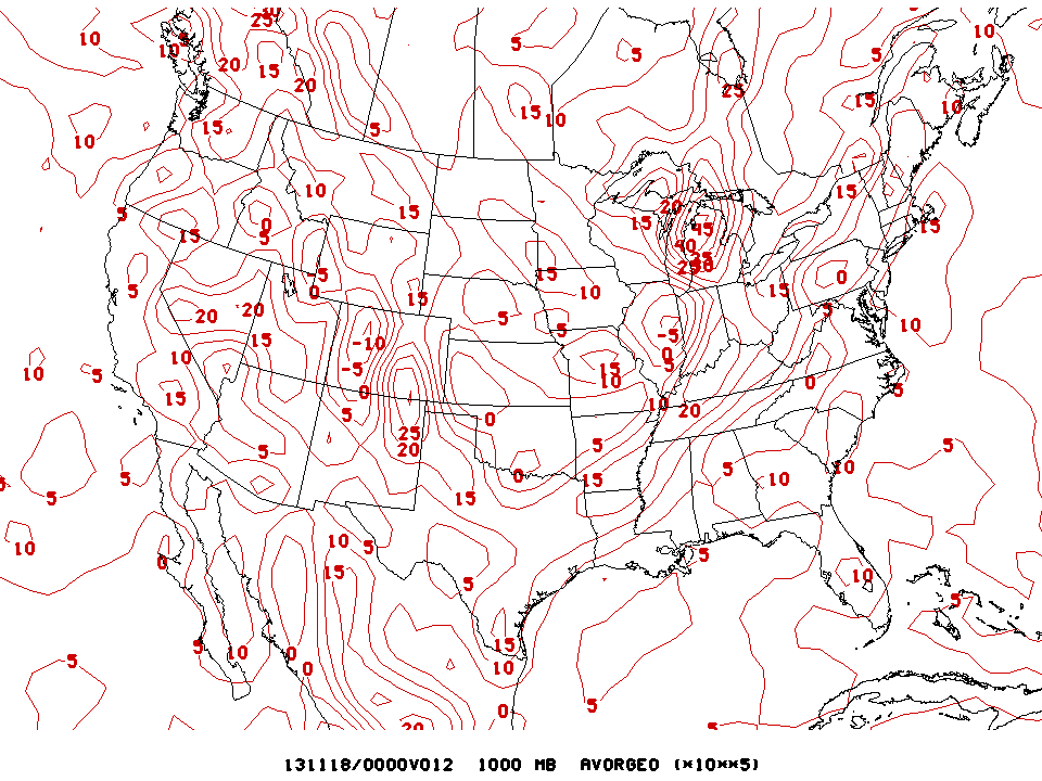 1000mb geopotential absolute vorticity 0z