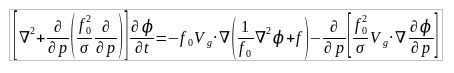 The QG Geopotential Tendency Equation