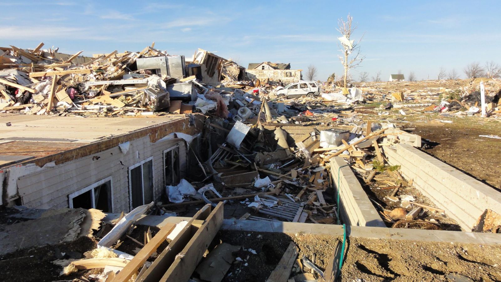 Storm damage in Washington