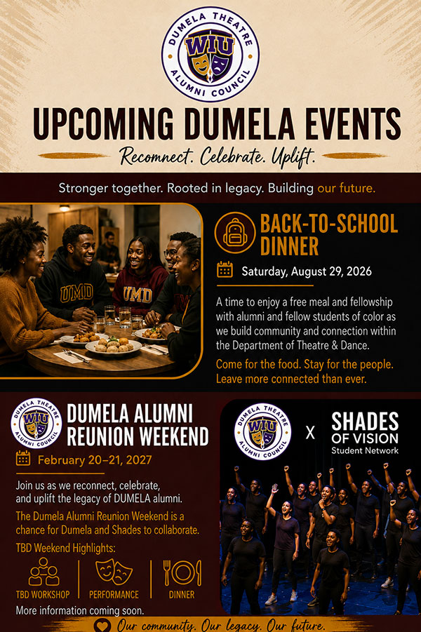 Flyer for event - content for flyer available in HTML on web page