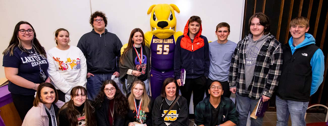 students at biology day