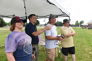 First Responders during training