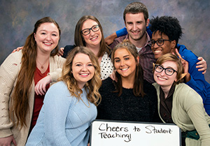 group of student teachers