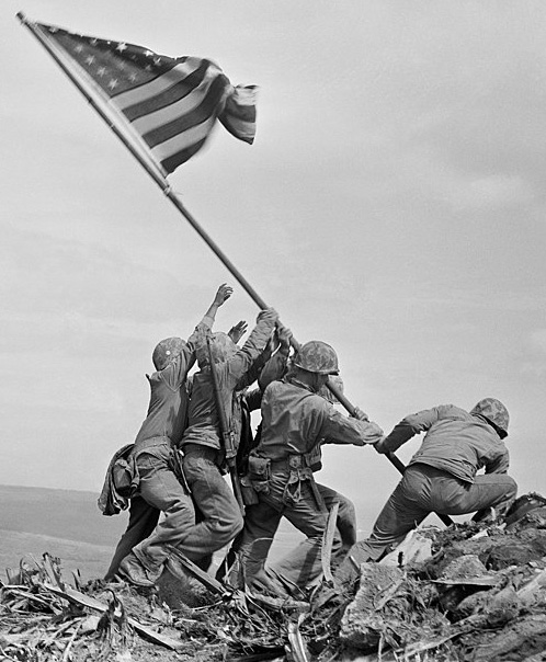 Raising the American Flag on Iwo Jima