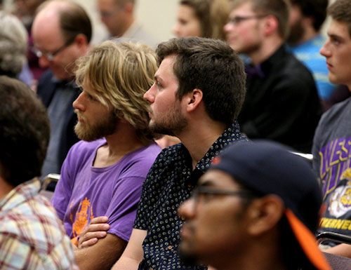 students at a lecture