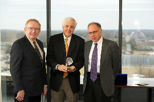 Ed McManus, Former WIU President Al Goldfarb, CBT Dean Tom Erekson