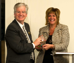 Executive in Residence Carol Koepke and CBT Associate Dean John Drea