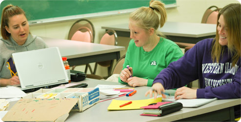 Students in classroom