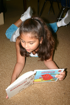 girl reading