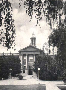 Photo: B&W of Sherman Hall