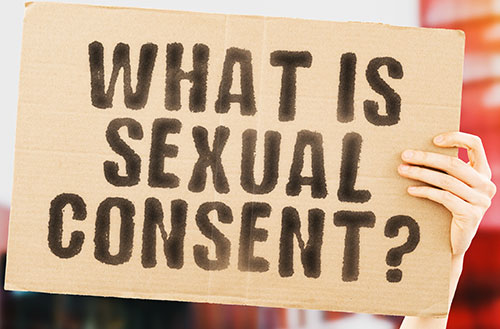 sign saying what is sexual consent