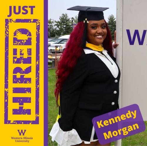 Kennedy Morgan, a WIU Clinical/Community Mental Health graduate.