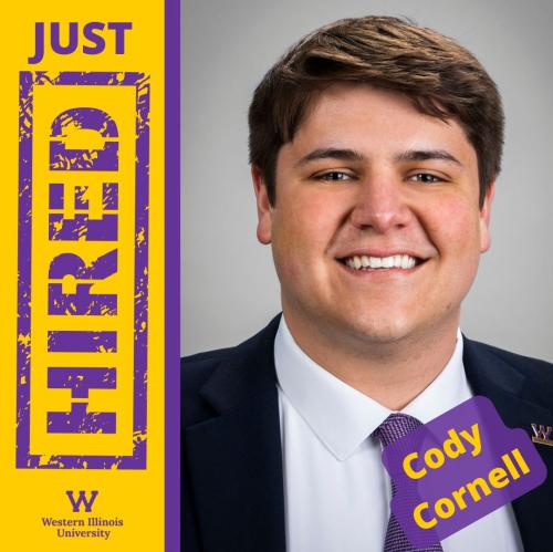 Cody Cornell, WIU Master of Business Administration (MBA) graduate student.