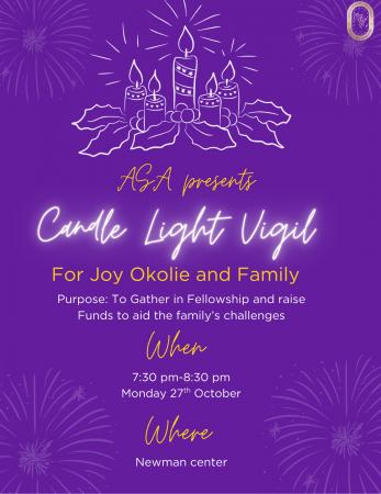 The Western Illinois University African Student Association (ASA) invites you to join them for a Thanksgiving service from 7:30-8:30 p.m. Monday, Oct. 27, in the Newman Center.