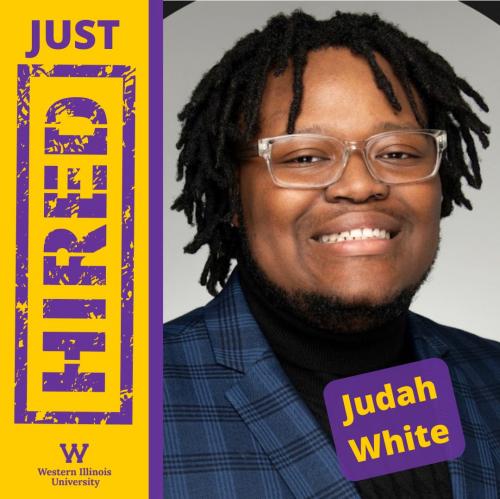 Judah White was hired as a development coordinator for National Public Radio Illinois (NPR), a nonprofit organization dedicated to providing free public broadcasting to the central Illinois community.
