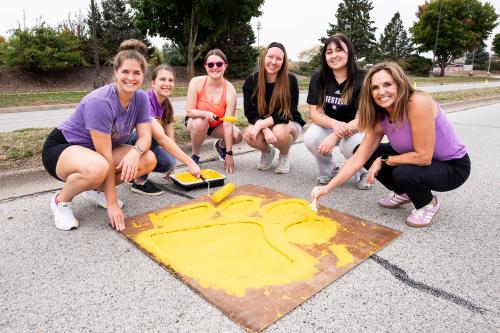 The annual Paint the Paws tradition will take place on Tuesday Oct. 20.