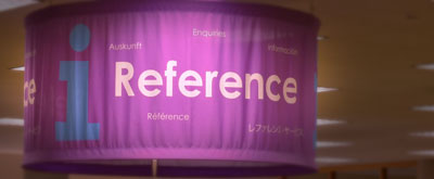 Photo of reference sign