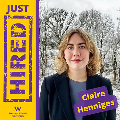 Just Hired! Claire Henniges
